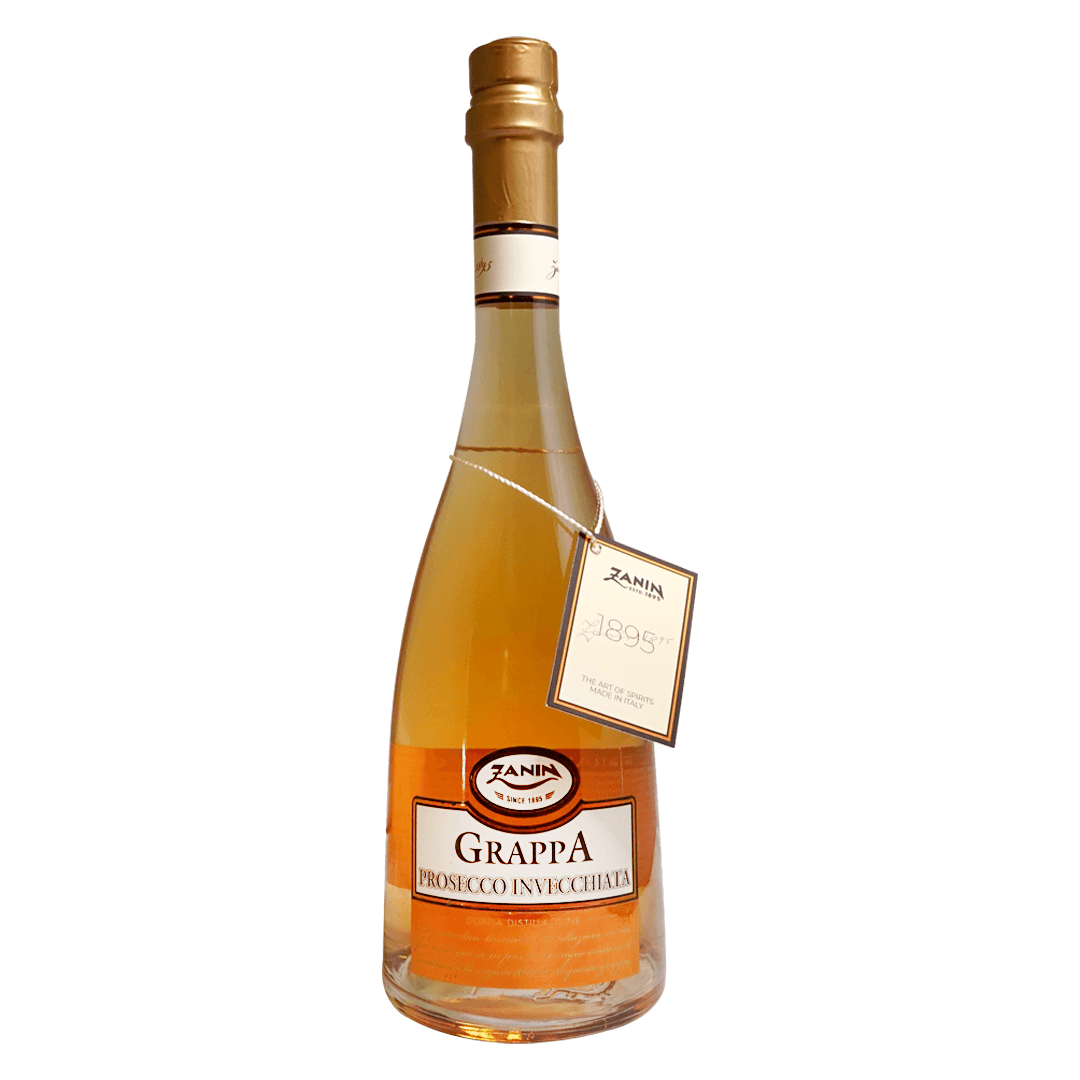 Der Grappa Prosecco, ein faszinierender Tropfen, präsentiert sich im Glas in einem strahlenden Bernstein, der die Erinnerungen an sonnige Tage in den Weinbergen weckt. Ein betörender Duft von frischen Trauben und einer zarten Brise von Blumen steigt auf und erzählt von der Einheit von Wein und Destillation. Dieser Grappa erweckt die Essenz des Prosecco in neuem Glanz.