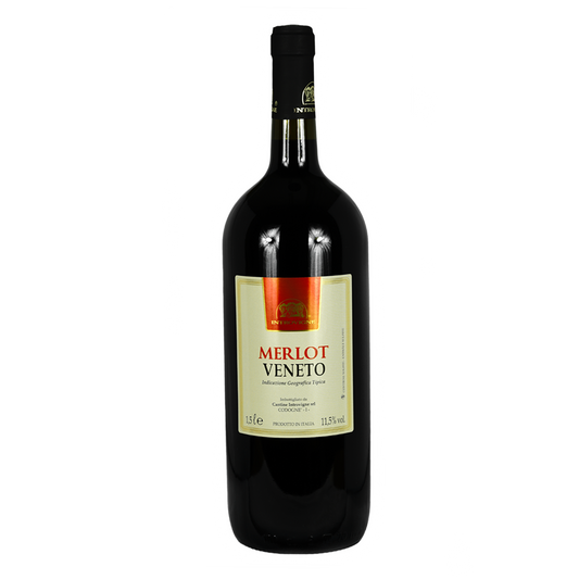 Der Merlot ist Ihr Liebling? Sie brauchen einen Geschenk-Hingucker? Oder Sie mögen die Optik? - Dann ist diese 1,5L Flasche gefüllt mit purem Merlot, das absolut Richtige für Sie.